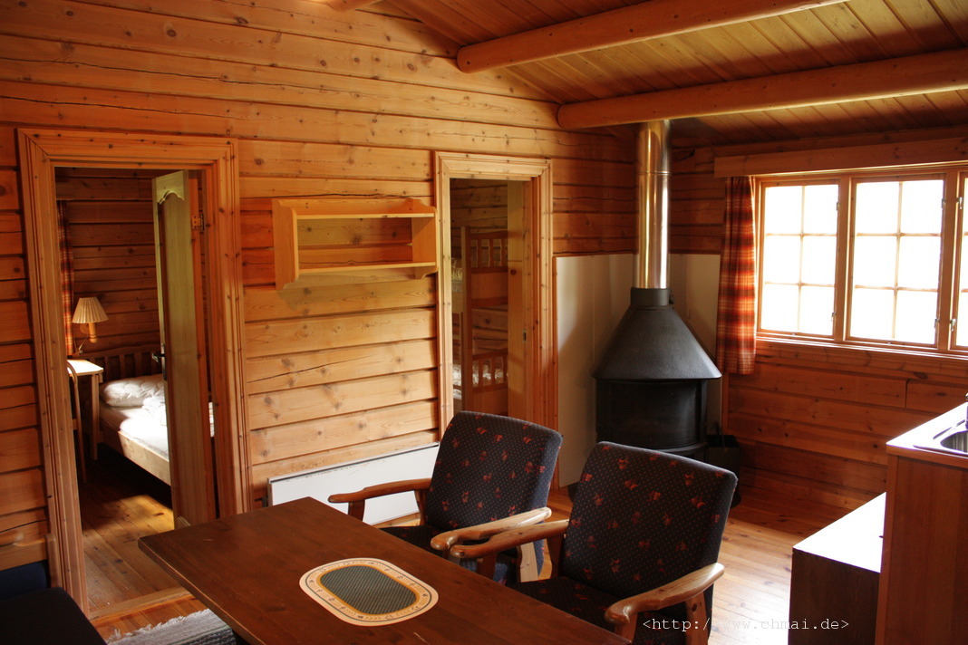 Unsre bescheidene Hütte im Vesterland Resort
