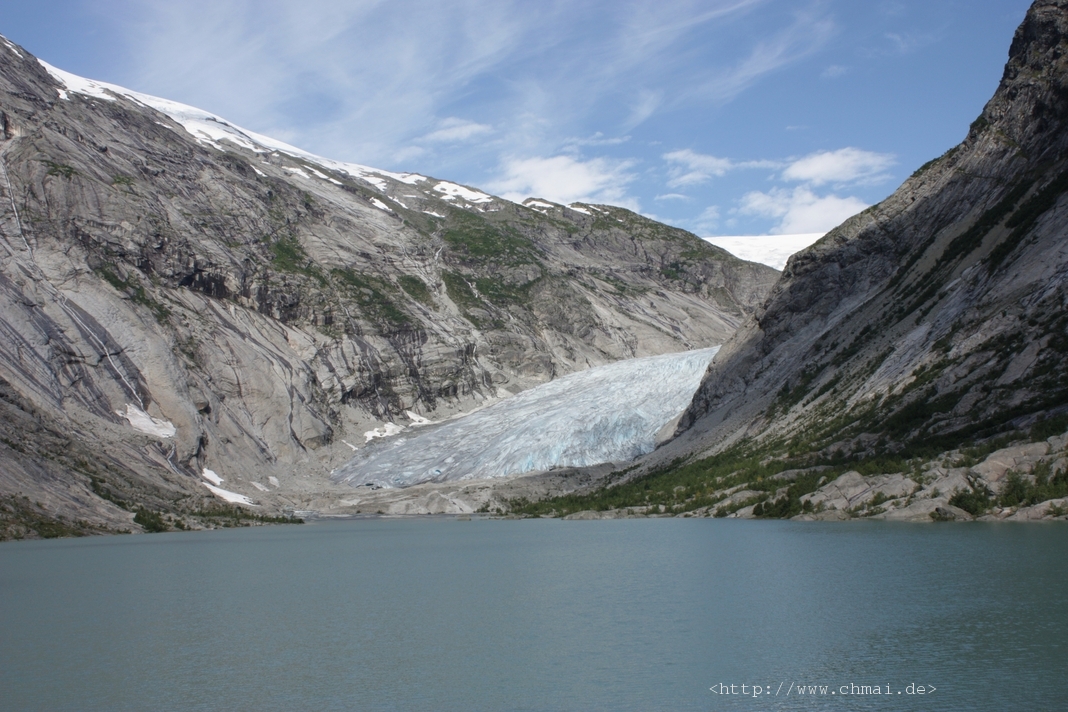 Der Nigardsbreen, das Ziel der Blueice Tour