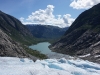 Blueice Tour, Blick vom Gletscher auf den See