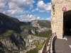 Blick von oben in die Schlucht