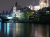 Blick von der Jahninsel auf Regensburg