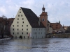 Salzstadl, Wurstkuchl und Steinerne Brücke