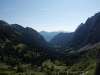 Blick vom Hallgernjoch aufs Raintal