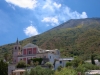 Der Stromboli vom Dach der Albergo Brasile