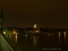 Blick von der Steinernen Brücke bei Nacht