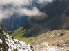 Neue Regensburger Hütte, Blick beim Abstieg von der Kreuzspitze