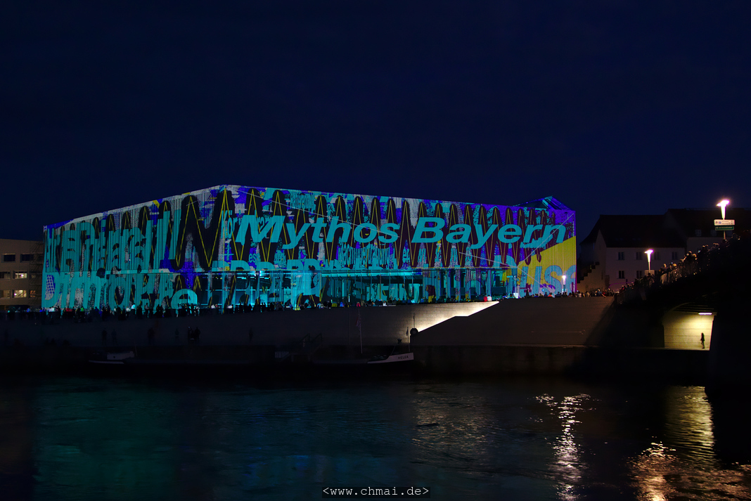 Lichtinstallation am Haus der Bayerischen Geschichte