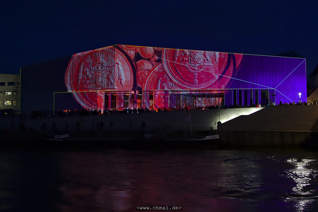 Lichtinstallation am Haus der Bayerischen Geschichte
