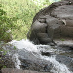 Becken über dem unterern Wasserfall