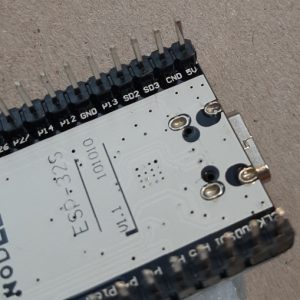 ESP-32S, fehlerhafte Beschriftung neben 5V Pin